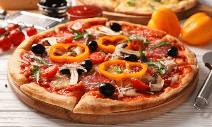 commander pizza tomate à  pizzas saussay